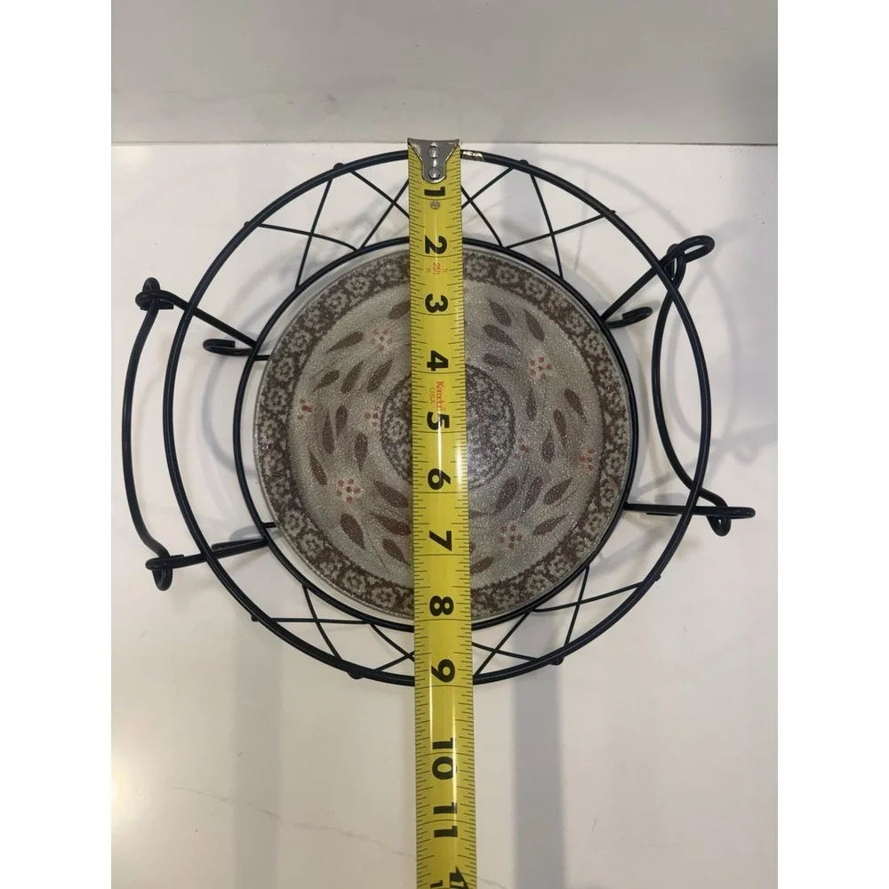 Temptations by Tara Old World Trivet and Wire Rack W Handles Vintage